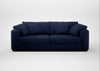Trento 4 Seater Sofa Melton Wool New Navy