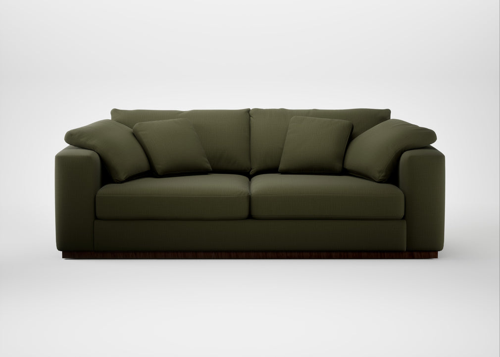 Trento 4 Seater Sofa Smart Cotton Linen Myrtle