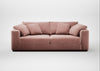 Trento 4 Seater Sofa Smart Luxe Velvet Dusky Pink