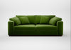Trento 4 Seater Sofa Smart Luxe Velvet Grass