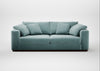 Trento 4 Seater Sofa Smart Luxe Velvet Mineral Blue