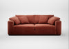 Trento 4 Seater Sofa Smart Luxe Velvet Tawny