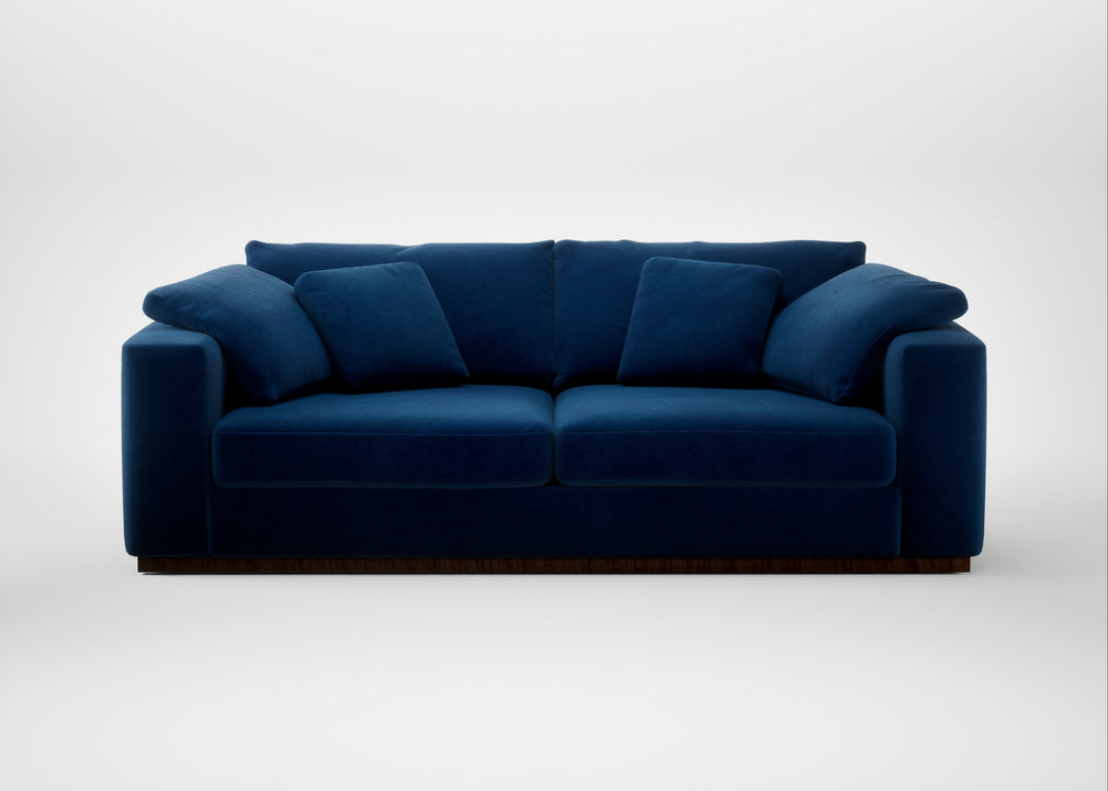 Trento 4 Seater Sofa Smart Velvet Dusk