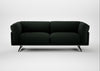 Novara 3 Seater Sofa Boucle Fern / Black