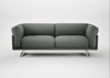 Novara 3 Seater Sofa Boucle Steel / Stainless Steel