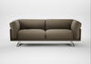 Novara 3 Seater Sofa Boucle Velvet Rocky / Stainless Steel