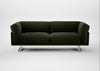 Novara 3 Seater Sofa Boucle Velvet Wilder / Stainless Steel