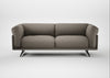 Novara 3 Seater Sofa Broad Weave Pebble / Black