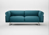 Novara 3 Seater Sofa Brushed Cotton Cadet / Stainless Steel