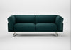 Novara 3 Seater Sofa Brushed Cotton Pine / Stainless Steel