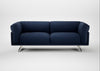 Novara 3 Seater Sofa Capelo Linen-Cotton Inkspot / Stainless Steel