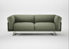 Novara 3 Seater Sofa Capelo Linen-Cotton Sage / Stainless Steel