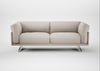 Novara 3 Seater Sofa Capelo Linen-Cotton Sesame / Stainless Steel