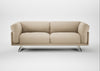 Novara 3 Seater Sofa Loop Twill Fossil / Stainless Steel