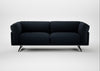 Novara 3 Seater Sofa Loop Twill Midnight / Black