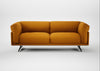 Novara 3 Seater Sofa Loop Twill Ochre / Black