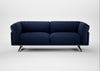 Novara 3 Seater Sofa Smart Cotton Linen Indigo / Black