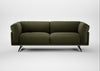 Novara 3 Seater Sofa Smart Cotton Linen Myrtle / Black