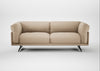 Novara 3 Seater Sofa Smart Cotton Linen Rice / Black