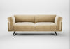 Novara 3 Seater Sofa Smart Luxe Velvet Biscuit / Black