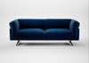 Novara 3 Seater Sofa Smart Velvet Dusk / Black