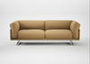 Novara 4 Seater Sofa Boucle Tweed Citrine / Stainless Steel