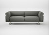 Novara 4 Seater Sofa Boucle Tweed Lapis / Stainless Steel