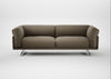 Novara 4 Seater Sofa Boucle Velvet Rocky / Stainless Steel