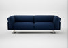 Novara 4 Seater Sofa Broad Weave Lagoon / Stainless Steel