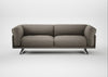 Novara 4 Seater Sofa Broad Weave Pebble / Black