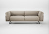 Novara 4 Seater Sofa Broad Weave Putty / Black