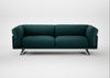 Novara 4 Seater Sofa Brushed Cotton Pine / Black