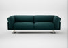 Novara 4 Seater Sofa Brushed Cotton Pine / Stainless Steel