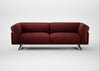 Novara 4 Seater Sofa Capelo Linen-Cotton Etruscan Red / Black