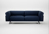 Novara 4 Seater Sofa Capelo Linen-Cotton Inkspot / Black