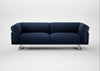 Novara 4 Seater Sofa Capelo Linen-Cotton Inkspot / Stainless Steel