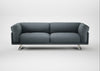 Novara 4 Seater Sofa Capelo Linen-Cotton Mineral / Stainless Steel