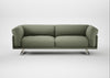 Novara 4 Seater Sofa Capelo Linen-Cotton Sage / Stainless Steel