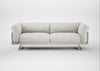Novara 4 Seater Sofa Capelo Linen-Cotton Sea Salt / Stainless Steel