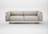 Novara 4 Seater Sofa Capelo Linen-Cotton Sesame / Stainless Steel