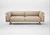 Novara 4 Seater Sofa Loop Twill Fossil / Black