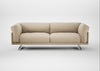 Novara 4 Seater Sofa Loop Twill Fossil / Stainless Steel