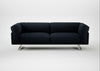 Novara 4 Seater Sofa Loop Twill Midnight / Stainless Steel