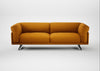 Novara 4 Seater Sofa Loop Twill Ochre / Black