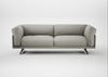 Novara 4 Seater Sofa Melton Wool Limestone / Black