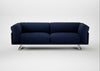 Novara 4 Seater Sofa Melton Wool New Navy / Stainless Steel
