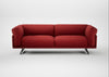 Novara 4 Seater Sofa Melton Wool Red Oxide / Black