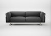 Novara 4 Seater Sofa Melton Wool Shale / Stainless Steel