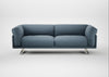 Novara 4 Seater Sofa Smart Cotton Linen Celestial / Stainless Steel