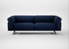 Novara 4 Seater Sofa Smart Cotton Linen Indigo / Black